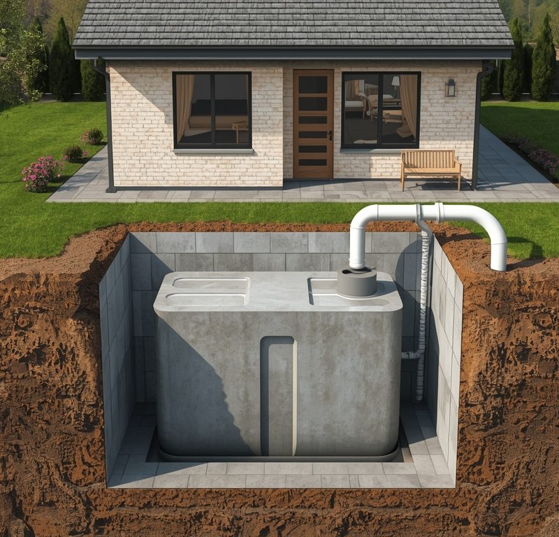 Rozszerzony poradnik poświęcony wyboru, prawidłowego posadowienia oraz świadomego korzystania z zbiornika betonowego